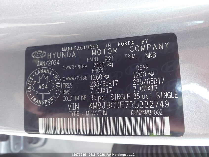 2024 HYUNDAI TUCSON SEL - zdjęcie 9