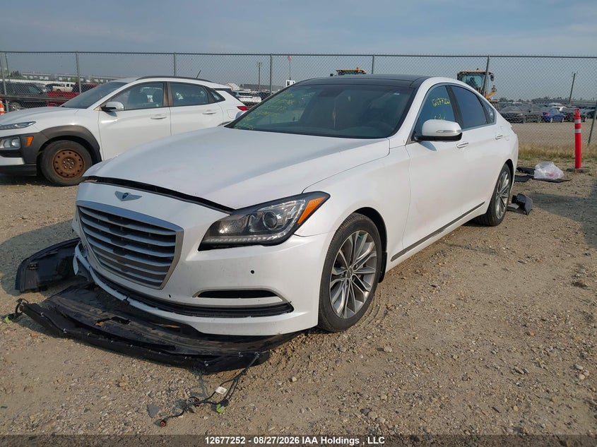 Vin: kmhgn4je4fu052293, lot: 3081024, hyundai genesis 3.8l 20152