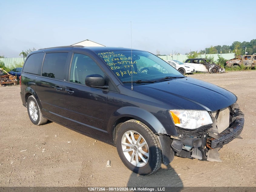 2014 Dodge Grand Caravan Se, Front, IAAI, VIN 2C4RDGBG4ER307960