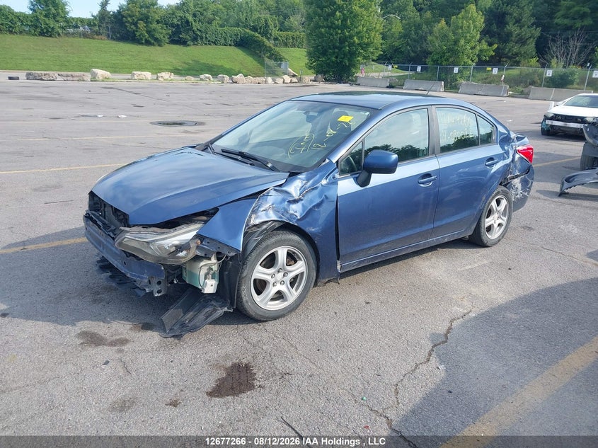 2012 Subaru Impreza, Левый бок, IAAI, VIN JF1GJAC60CG008022 — фото 2