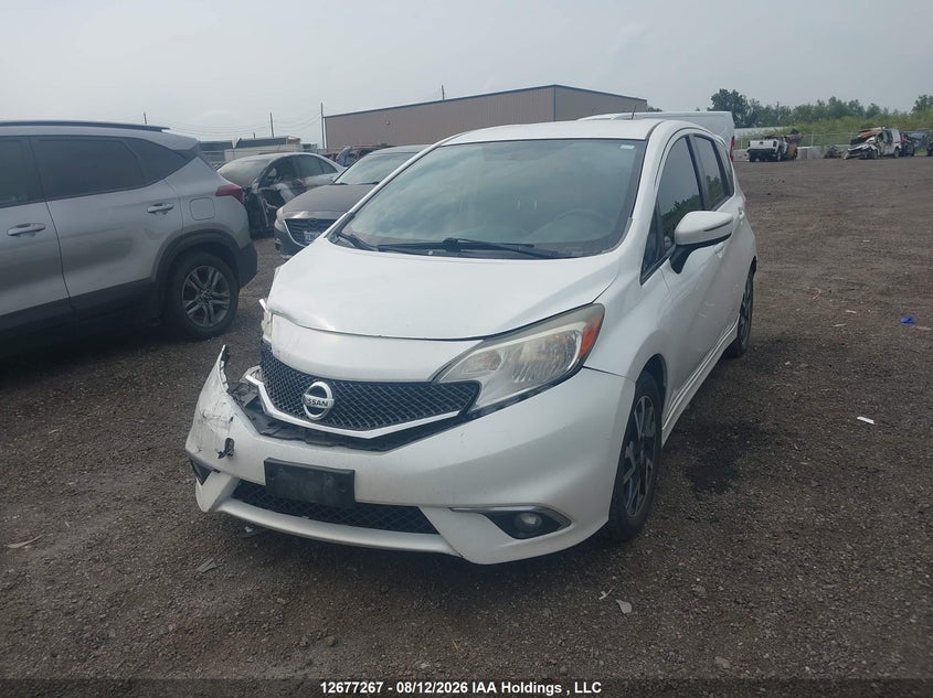 2015 Nissan Versa, Удар спереди, IAAI, VIN 3N1CE2CP9FL372230 — фото 2