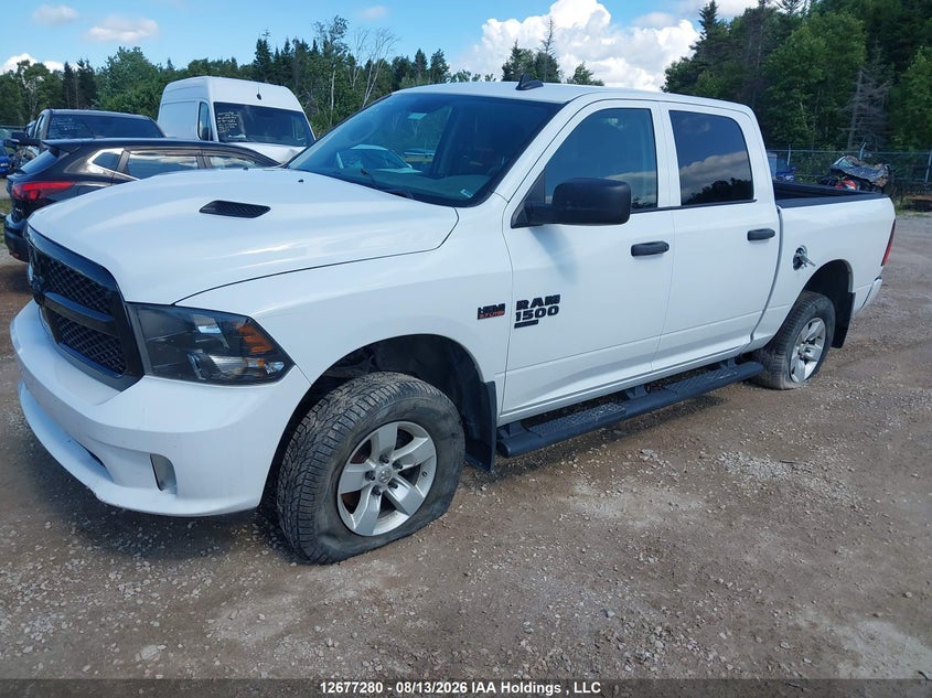 2020 RAM 1500, Repossession, IAAI, VIN 3C6RR7KT2LG277253 — photo 2