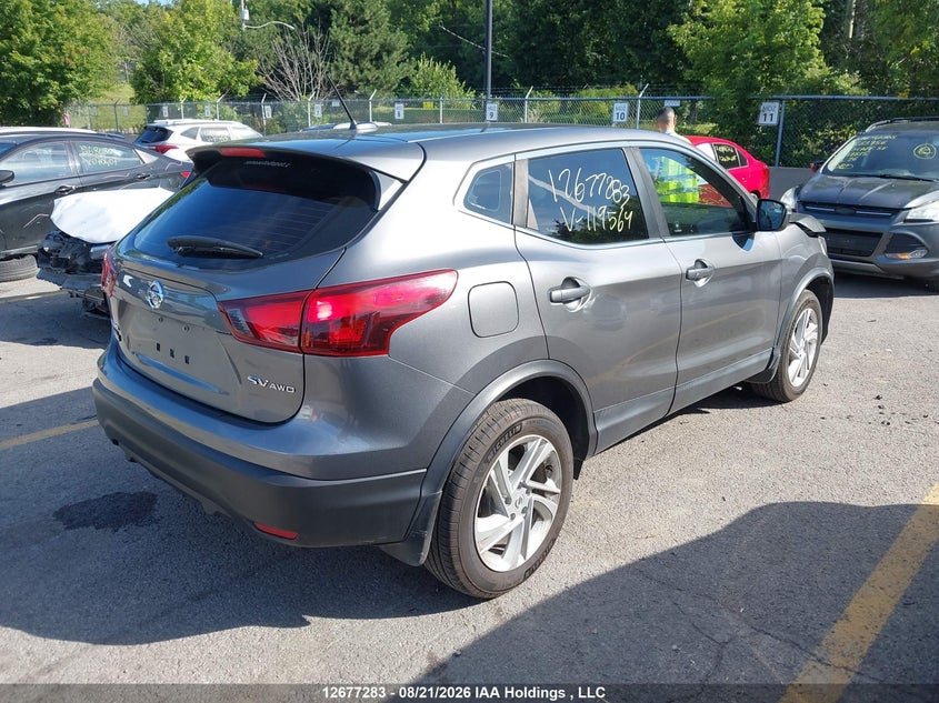 Vin: jn1bj1cr1hw119564, lot: 3081055, nissan qashqai 20174