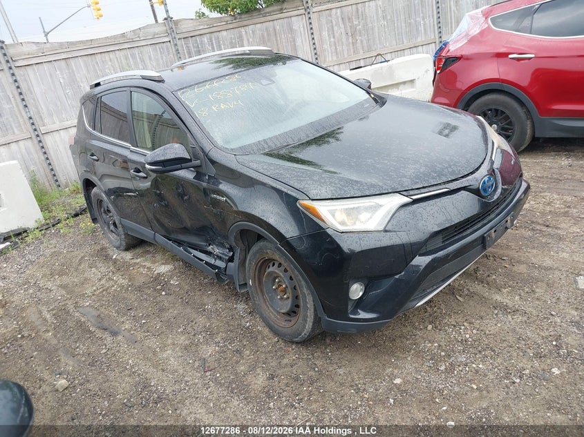2018 Toyota Rav4 Hybrid Le+, Правый бок, IAAI, VIN JTMRJREV6JD188787