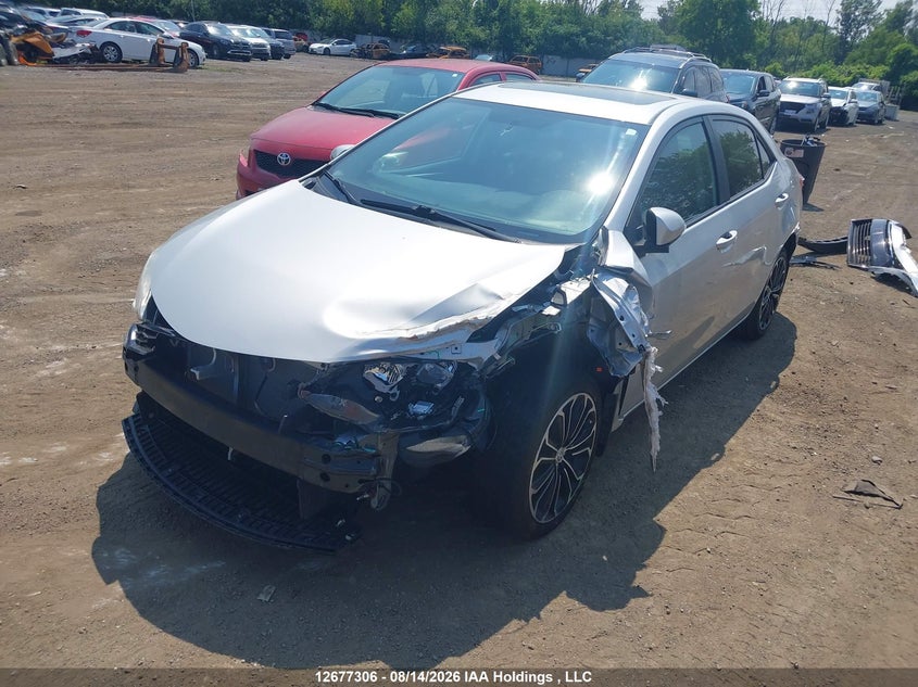 2015 Toyota Corolla, Удар спереди, IAAI, VIN 2T1BURHE8FC353327 — фото 2