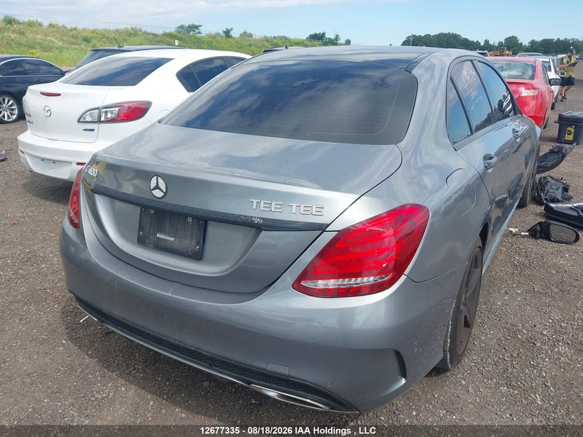 Vin: 55swf6gb5fu050971, lot: 3081107, mercedes-benz c-class 20154
