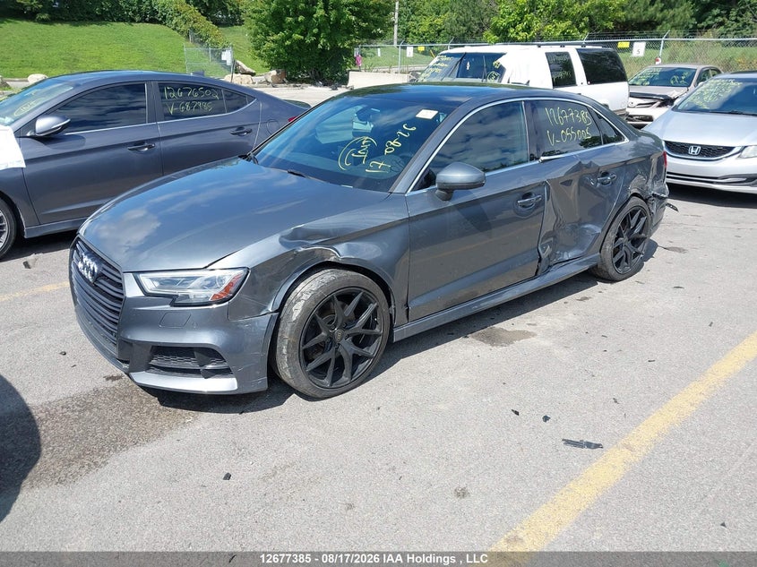 2017 Audi A3, Left Side, IAAI, VIN WAUK8GFF7H1055005 — photo 2