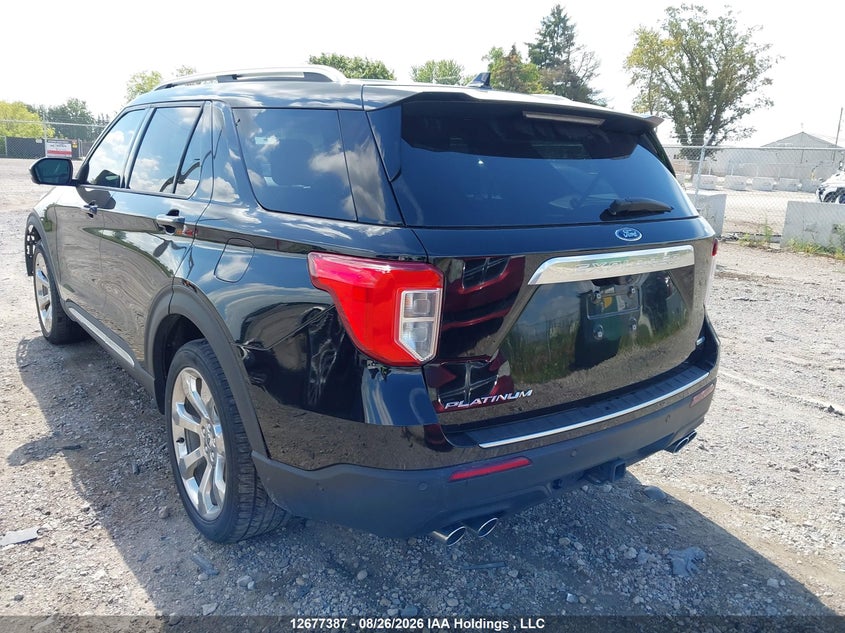 Vin: 1fm5k8hc0lgb24287, lot: 3081187, ford explorer platinum 20203