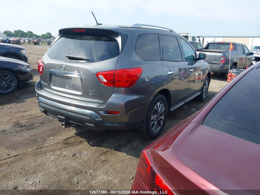 2017 NISSAN PATHFINDER SPORT UTILITY VEHICLE 3.5L V6 FI DOHC 24V NF4