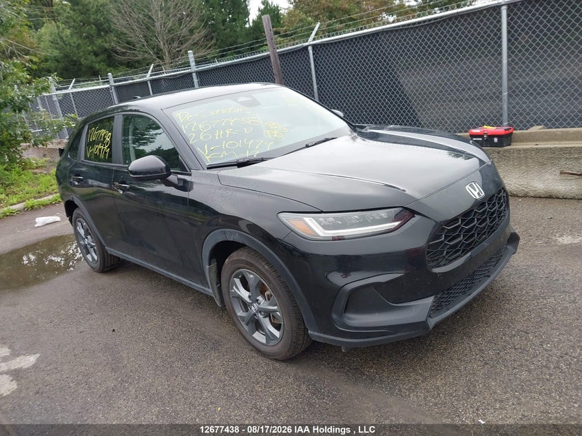 2026 Honda Hr-V Lx, Удар сзади, IAAI, VIN 3CZRZ1H34TM101474