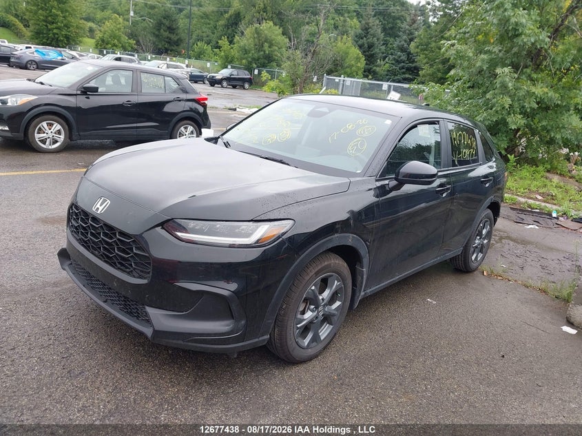 2026 Honda Hr-V Lx, Rear, IAAI, VIN 3CZRZ1H34TM101474 — photo 2