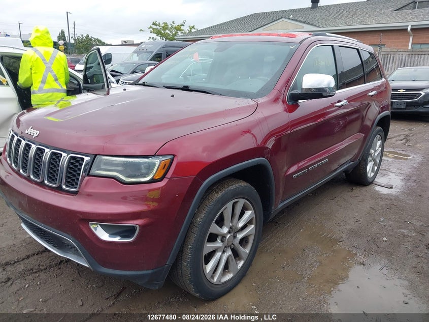 Vin: 1c4rjfbg8hc891358, lot: 3081324, jeep grand cherokee limited 20172