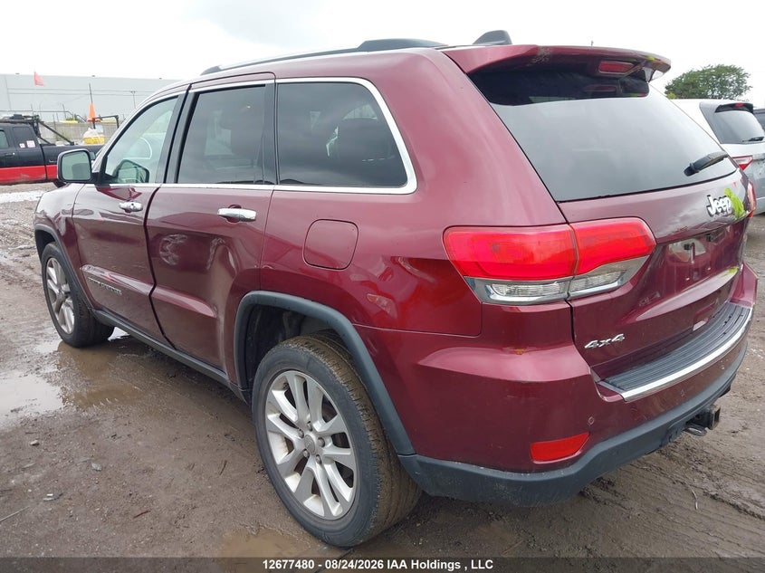 Vin: 1c4rjfbg8hc891358, lot: 3081324, jeep grand cherokee limited 20173