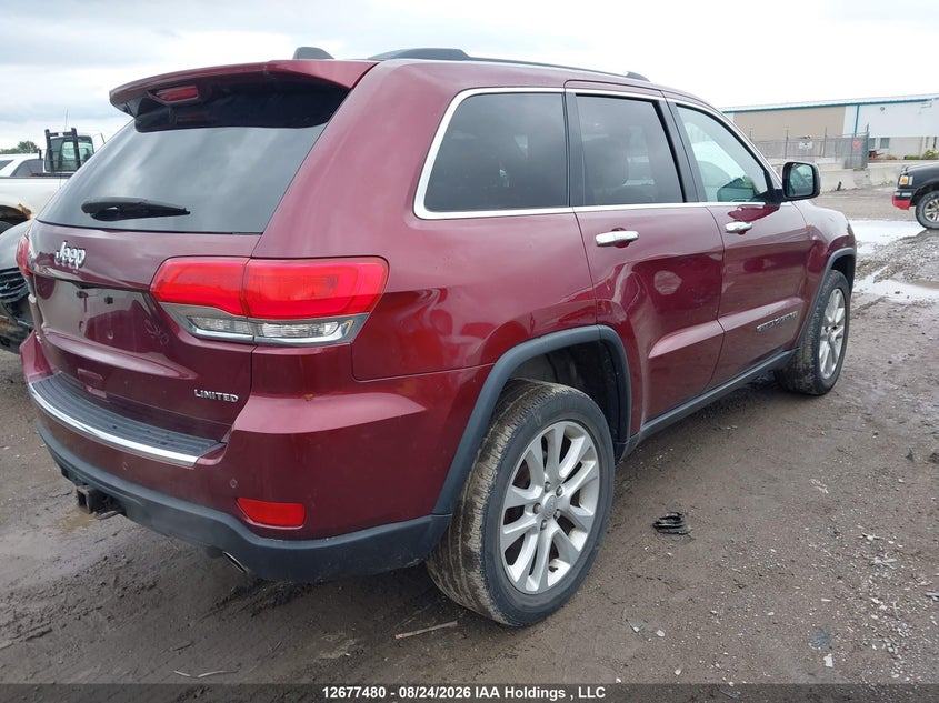 Vin: 1c4rjfbg8hc891358, lot: 3081324, jeep grand cherokee limited 20174