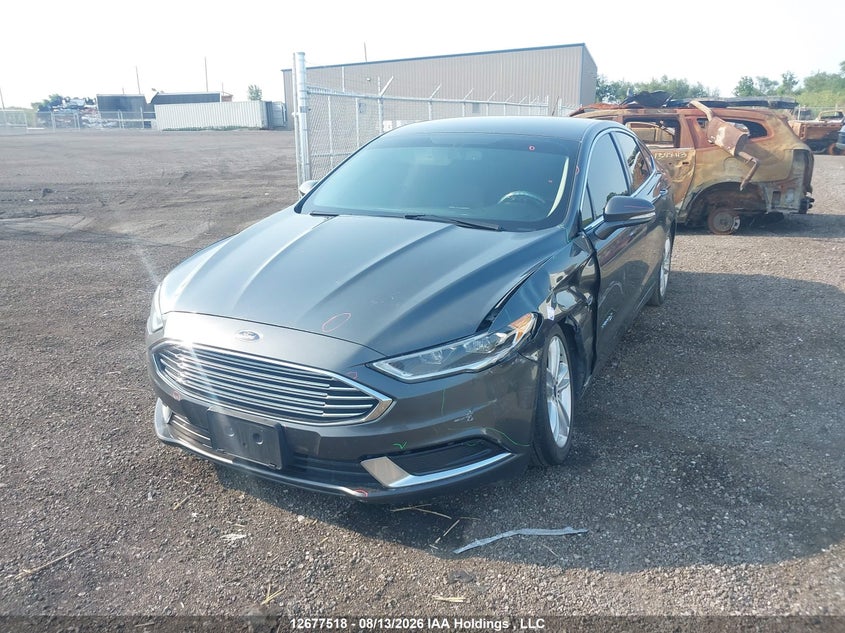 2018 Ford Fusion, Удар спереду, IAAI, VIN 3FA6P0LU4JR147921 — фото 2