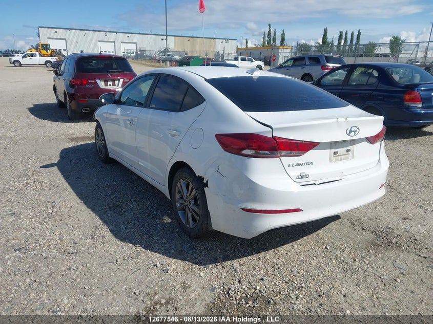 Vin: kmhd84lf8ju626273, lot: 3081390, hyundai elantra sel/value/limited 20183