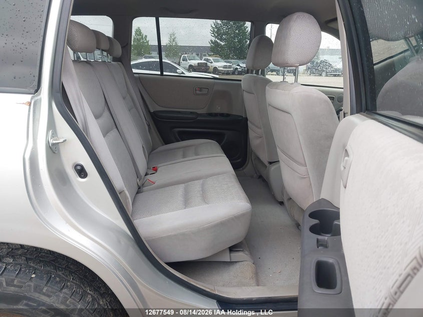 2001 TOYOTA HIGHLANDER SPORT UTILITY VEHICLE 3.0L V-6 DOHC, VVT, 220HP