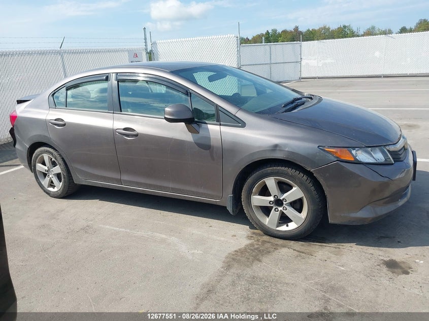 2012 HONDA CIVIC SEDAN 1.8L I-4 VVT, 140HP