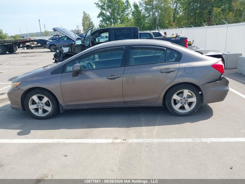 2012 HONDA CIVIC SEDAN 1.8L I-4 VVT, 140HP