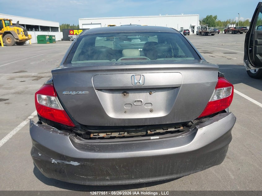 2012 HONDA CIVIC SEDAN 1.8L I-4 VVT, 140HP
