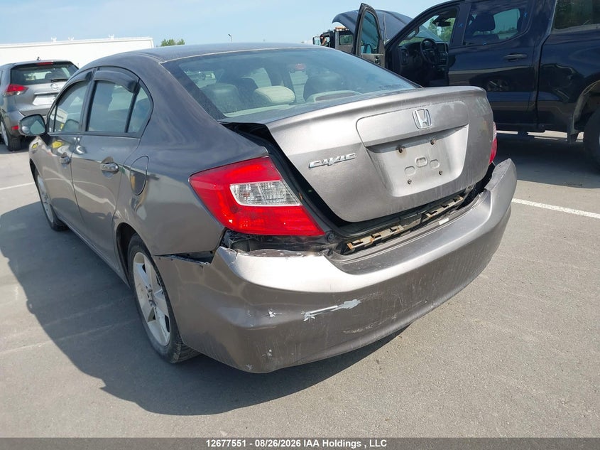 2012 HONDA CIVIC SEDAN 1.8L I-4 VVT, 140HP