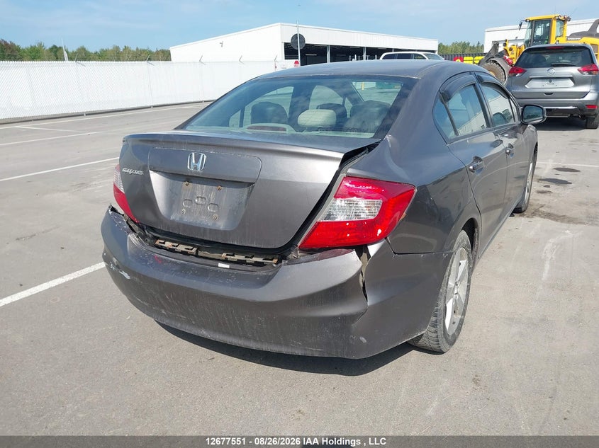 2012 HONDA CIVIC SEDAN 1.8L I-4 VVT, 140HP