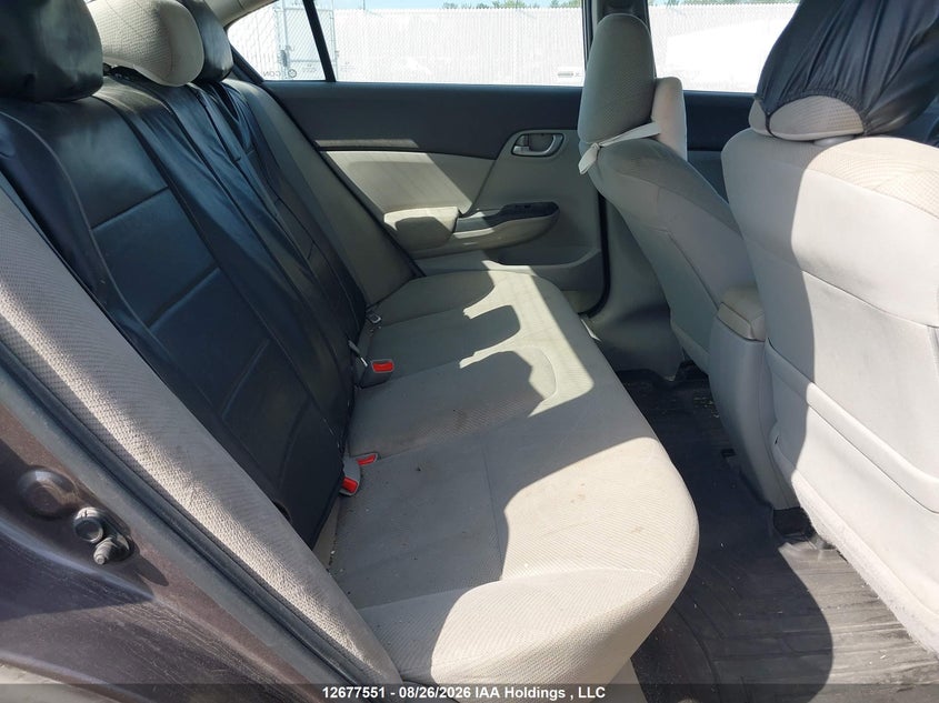 2012 HONDA CIVIC SEDAN 1.8L I-4 VVT, 140HP