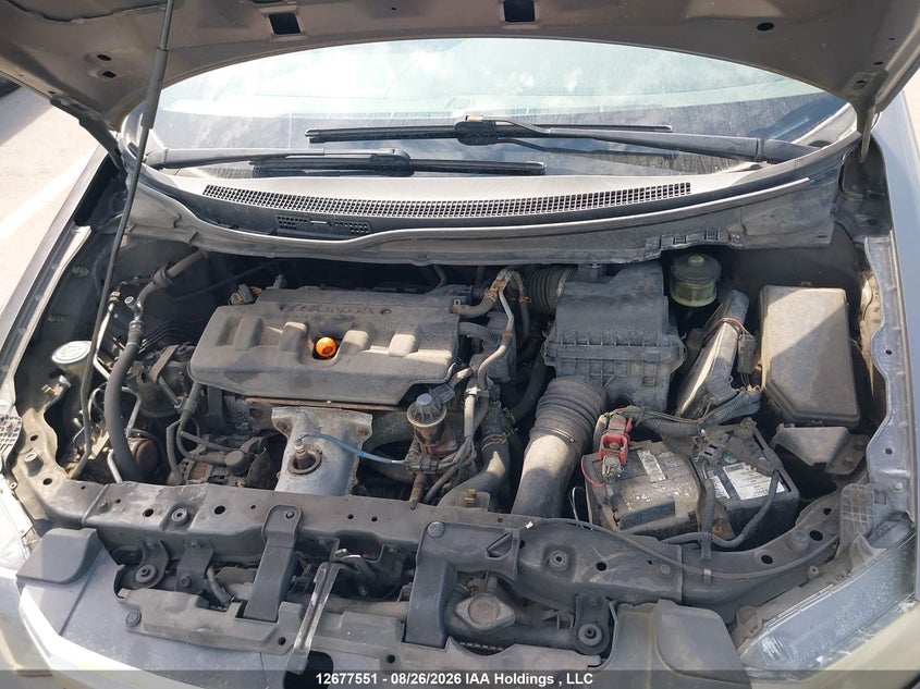 2012 HONDA CIVIC SEDAN 1.8L I-4 VVT, 140HP