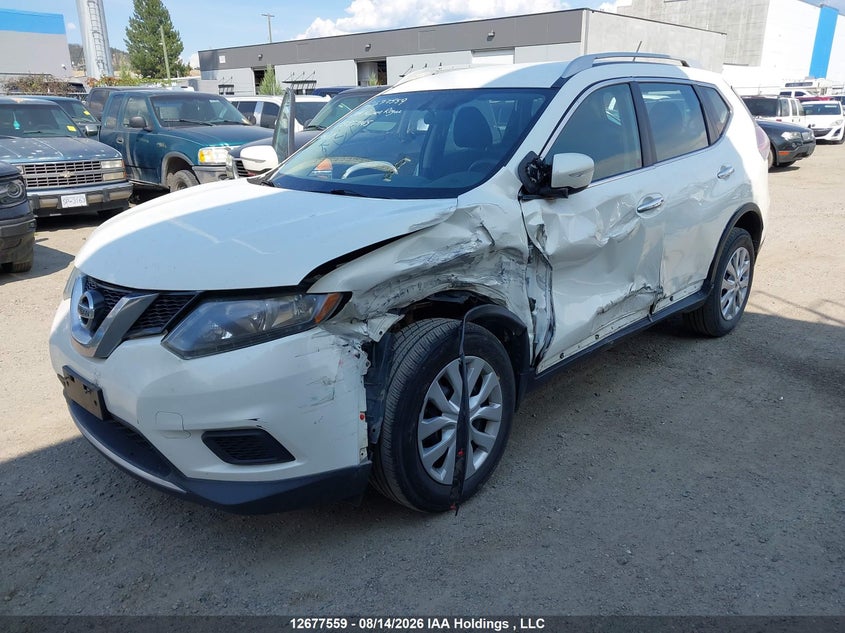 2014 Nissan Rogue, Front, IAAI, VIN 5N1AT2MV8EC827145 — photo 2