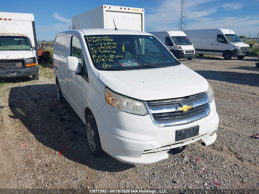 2015 CHEVROLET CITY EXPRESS VAN 2.0L I-4 DOHC, VVT, 131HP