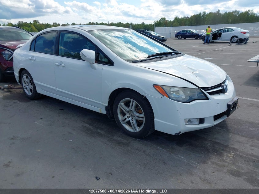 2008 Acura Csx Technology Package, Затопление, IAAI, VIN 2HHFD56728H201628