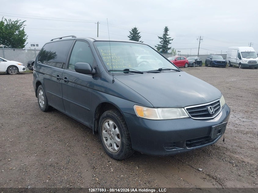 2003 Honda Odyssey Ex, Левый бок, IAAI, VIN 2HKRL18683H003975