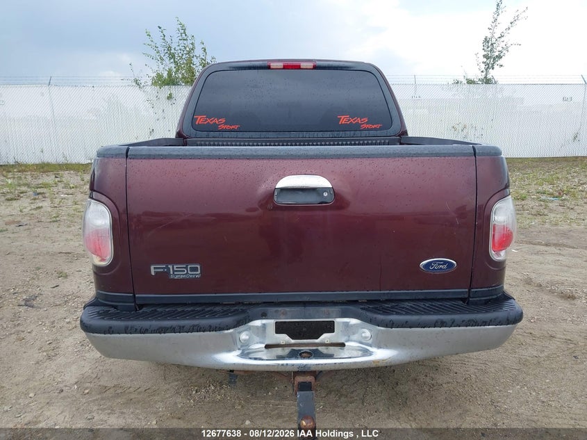 2001 FORD F-150 PICKUP 4.6L V8 FI SOHC 16V F2