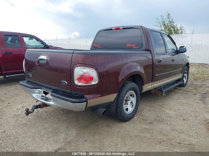 2001 FORD F-150 PICKUP 4.6L V8 FI SOHC 16V F2