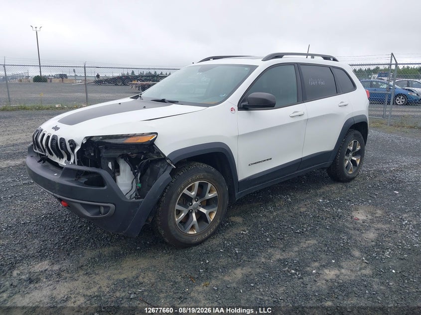 2016 Jeep Cherokee, Удар спереду, IAAI, VIN 1C4PJMBSXGW321181 — фото 2