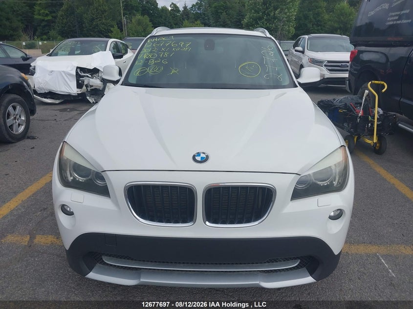 2012 BMW X1 SPORT UTILITY VEHICLE 2.0L I-4 DI, DOHC, VVT, TURBO, 241HP