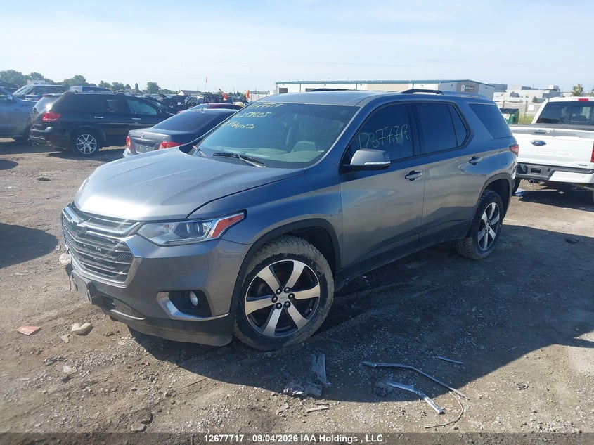 Vin: 1gnevhkw3jj258605, lot: 3081568, chevrolet traverse lt 20182