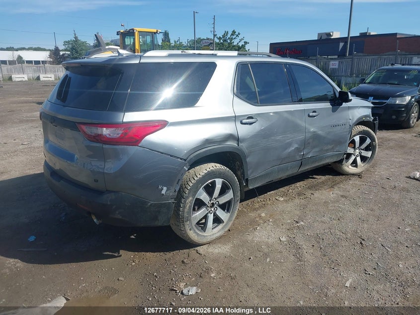 Vin: 1gnevhkw3jj258605, lot: 3081568, chevrolet traverse lt 20184