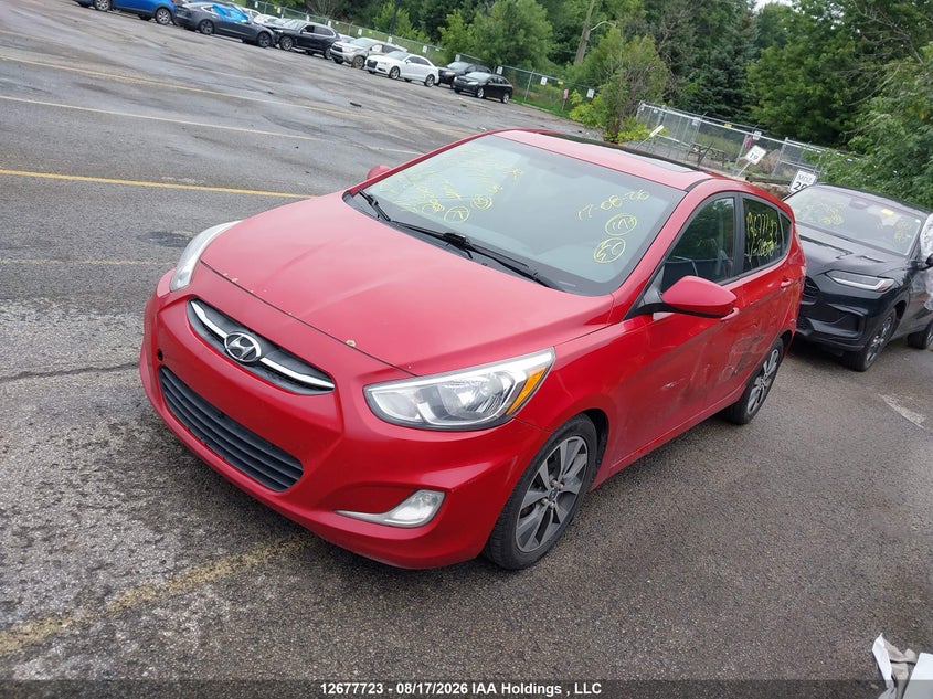 2016 Hyundai Accent, Левый бок, IAAI, VIN KMHCT5AE2GU269398 — фото 2