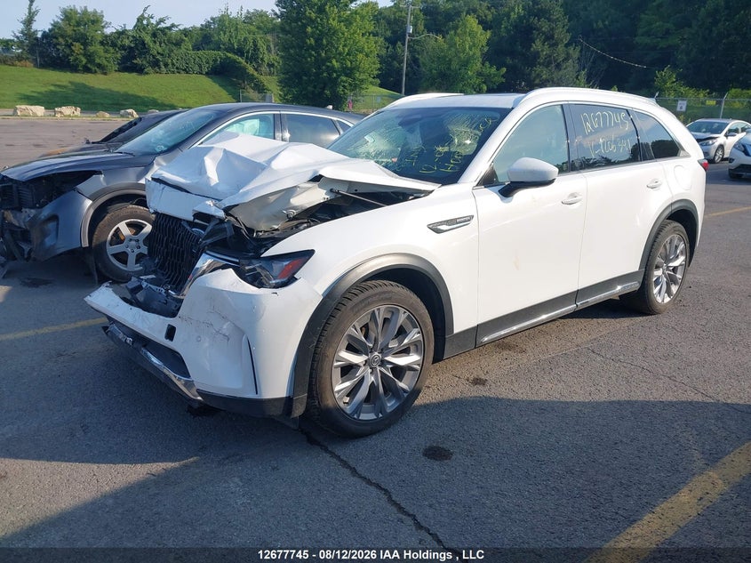 2025 Mazda CX-90, Front, IAAI, VIN JM3KKDHD5S1206341 — photo 2
