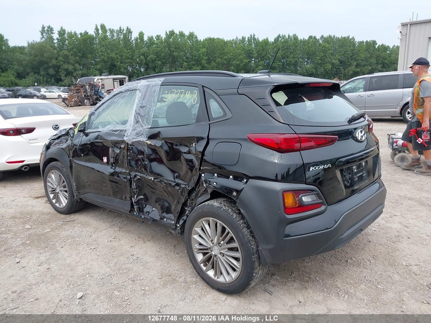 Vin: km8k22aa9ju129883, lot: 3081602, hyundai kona sel 20183