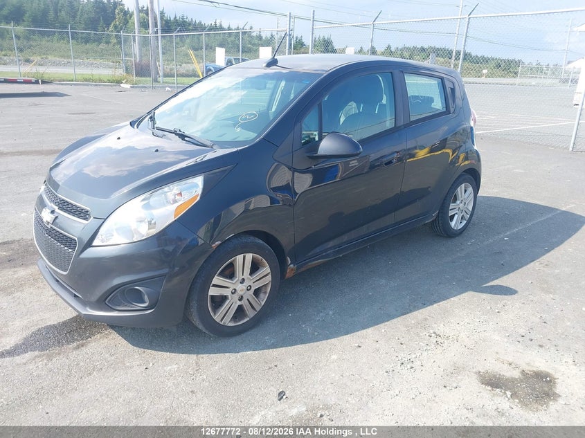 2014 Chevrolet Spark, Правый бок, IAAI, VIN KL8CD6S94EC403932 — фото 2