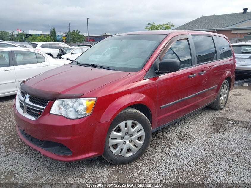 2015 Dodge Caravan, Right Front, IAAI, VIN 2C4RDGBG9FR510828 — photo 2