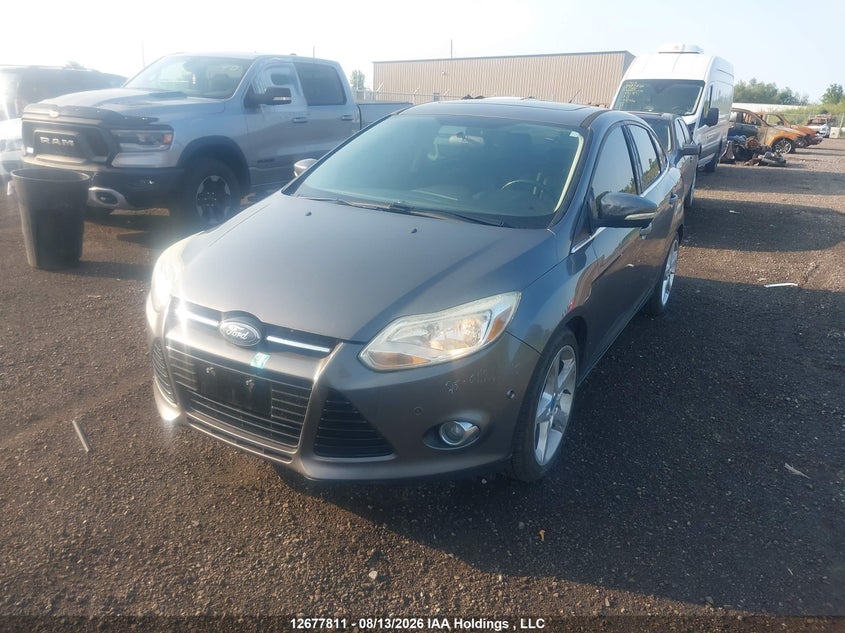 2013 Ford Focus, Rear, IAAI, VIN 1FADP3J26DL147013 — photo 2