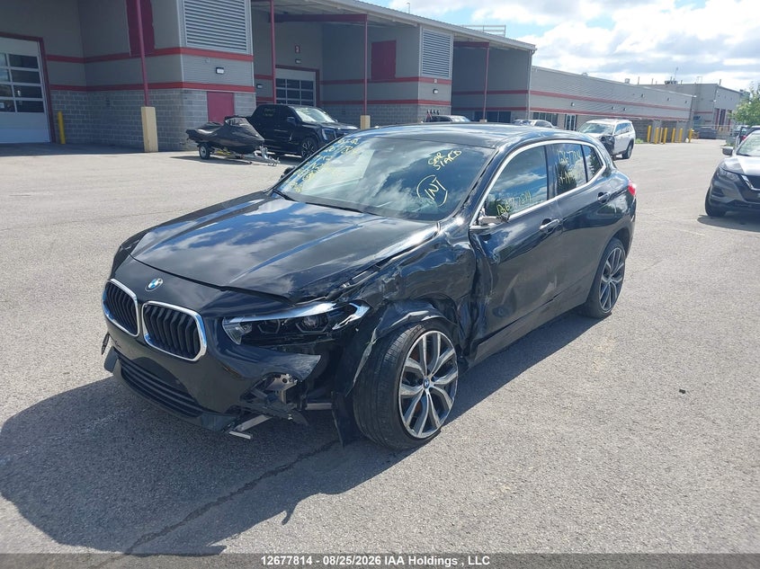 2019 BMW X2, Левый бок, IAAI, VIN WBXYJ5C58K5N23425 — фото 2