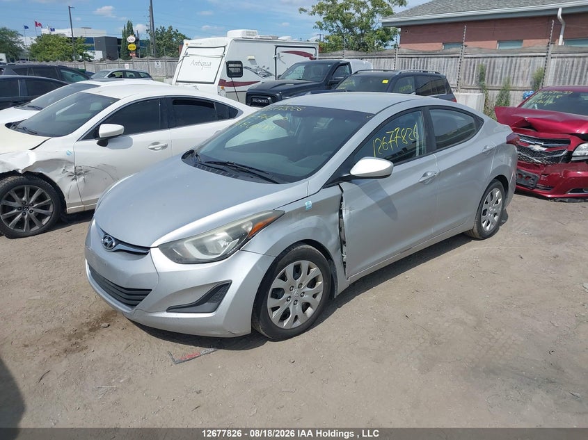 Vin: 5npdh4ae3gh742000, lot: 3081692, hyundai elantra gl 20162