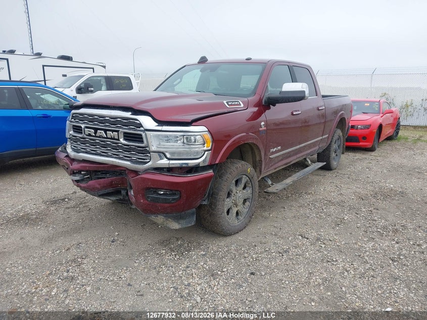 2019 RAM 3500, Repossession, IAAI, VIN 3C63R3SL2KG640552 — photo 2