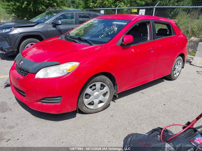 Vin: 2t1ke4ee2ac032221, lot: 3081867, toyota corolla matrix s 20102