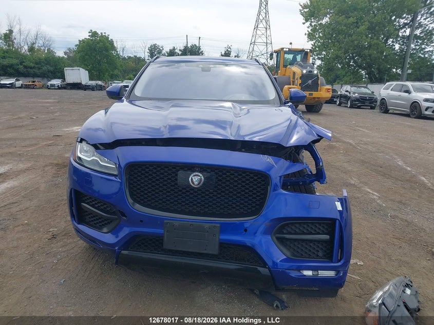 2018 JAGUAR F-PACE SPORT UTILITY VEHICLE 2.0L I-4 DI, DOHC, VVT, TURBO, 247HP