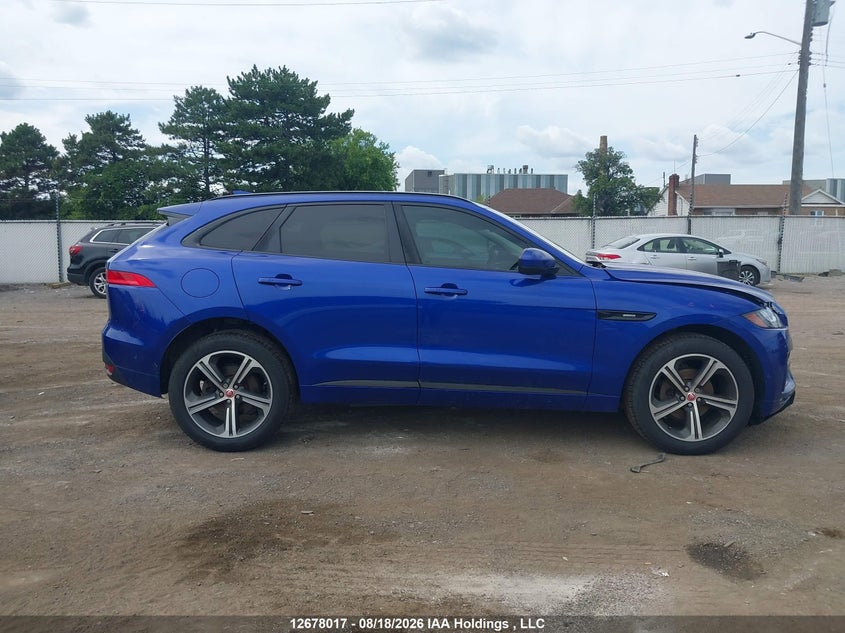 2018 JAGUAR F-PACE SPORT UTILITY VEHICLE 2.0L I-4 DI, DOHC, VVT, TURBO, 247HP